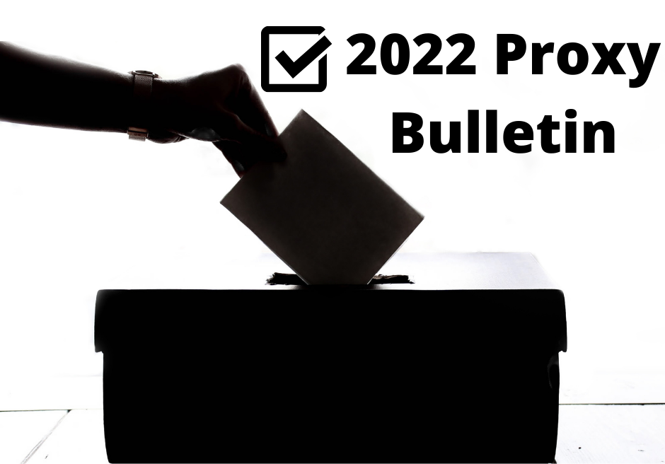 2022 Proxy Season Bulletin 2022 Proxy Season Bulletin
